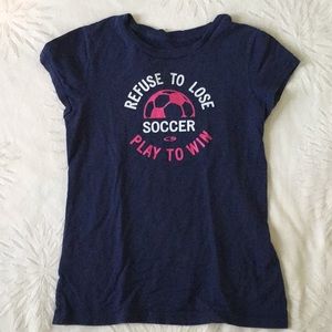 CHAMPION Navy Soccer Short Sleeve
